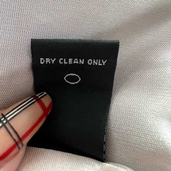 JAX Black & Pink Nude Stretchy Zip Up Dress With Gold Chain Size 10 New - Picture 9 of 16